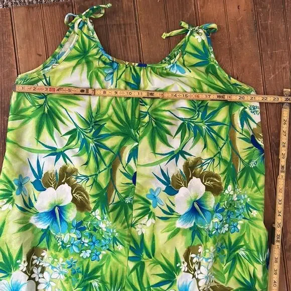 Vintage 1960s Hawaiian Sun Fashions Muumuu Dress-Large - Picture 8 of 8
